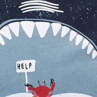Shark Print Tshirt Tshirts   