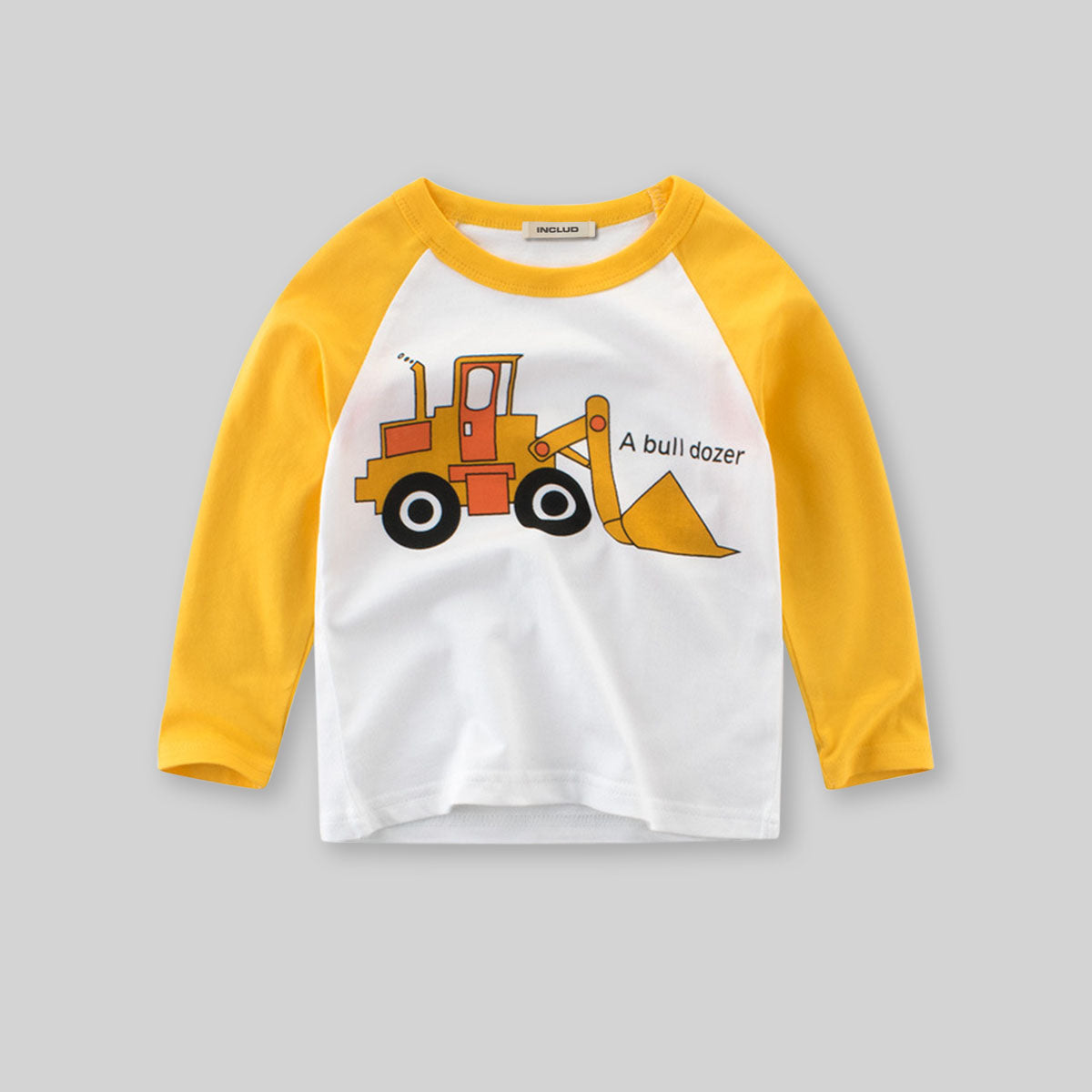 Boys Graphic Printed Raglan Sleeves Casual Tee T-Shirt