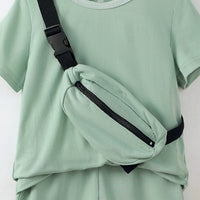 Boys Green Short Sleeve T-Shirt With Shorts Sets 2 pc. Sets