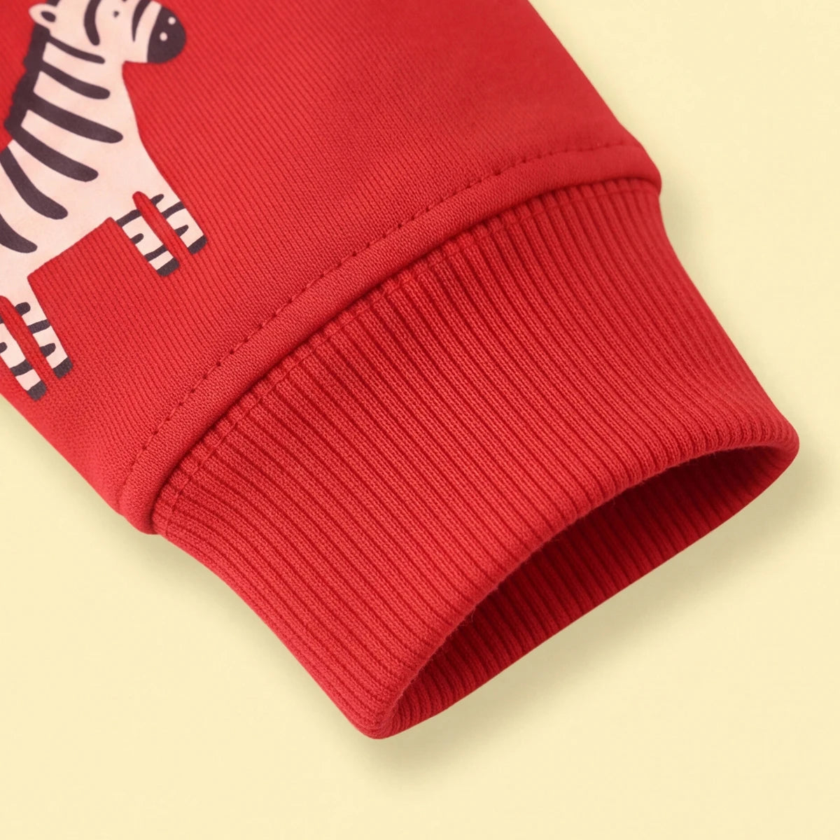 Boys Red Long Sleeve Animal Print Sweatshirt Sweatshirts & Hoodies