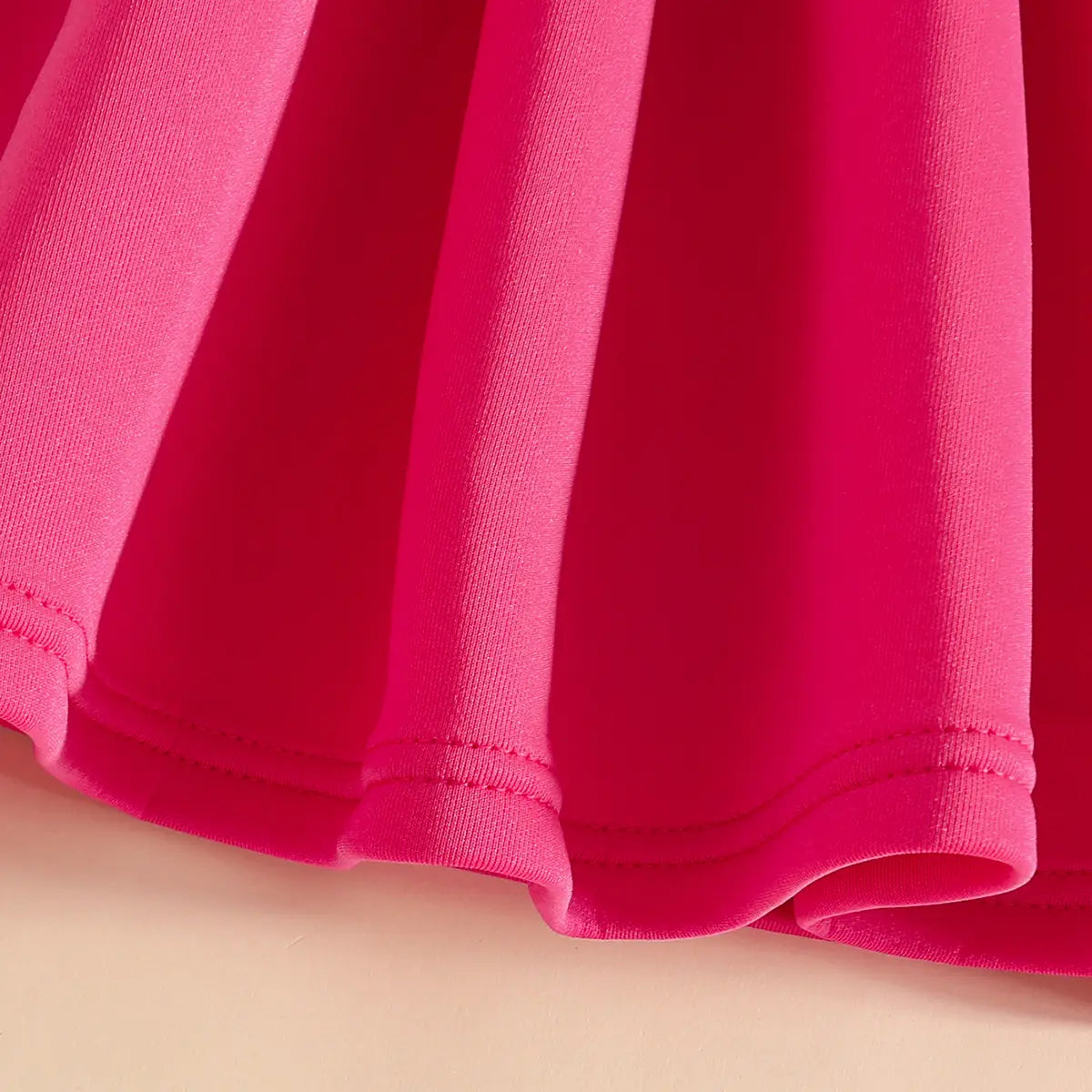 Girls Fuchsia Sleeveless Fit & Flare Party Wear Dress With Elegant Bow Detail Party Dresses