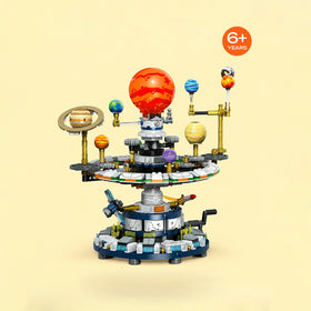 Solar System Building Blocks - Mechanical Orrery Model with Working Gears Trending Accessories Multicolor Onesize