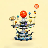 Solar System Building Blocks - Mechanical Orrery Model with Working Gears Trending Accessories Multicolor Onesize