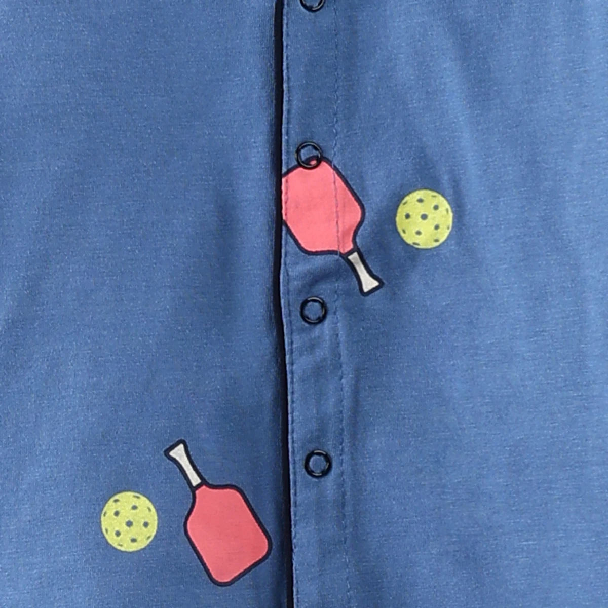 Girls Blue Printed Short Sleeve Shirt With Printed Pyjama Sets Sets