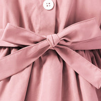 Girls Pink Sleeveless Shoulder Strap Ruffles Dress Casual Dresses
