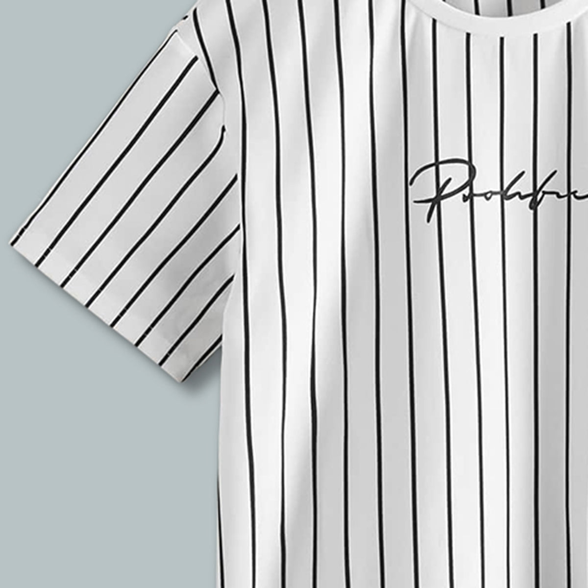 Boys Black And White Striped Short Sleeves T-Shirt ( Pack Of 2 ) Tshirts