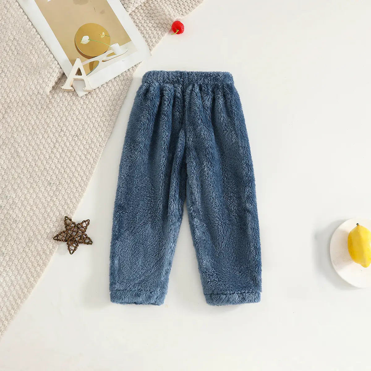 Girls Blue Polar Fleece Zipper Jacket With Jogger Co-ord Sets Sets