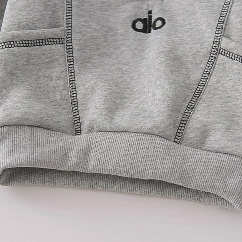 Boys Grey Polo Sweatshirt With Jogger Co-ord Sets Sets