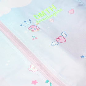 Girls Pink Cinnamoroll Cartoon Printed Hooded Zipper Jacket Coats & Jackets