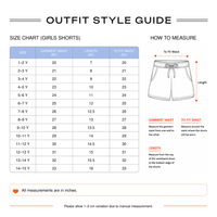 Girls Black Star Elasticated Denim Shorts Shorts