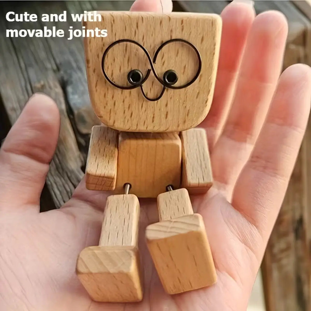 Kids Wooden Dancing Man Fidget Toy Trending Accessories