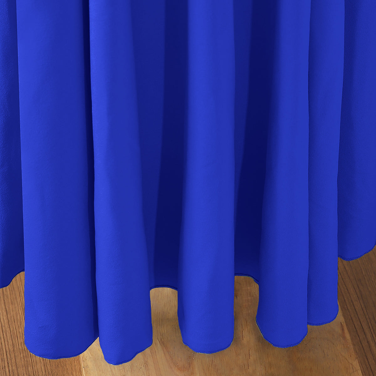 Girls Royal Blue Off Shoulder Spaghetti Strap Gown Party Dresses
