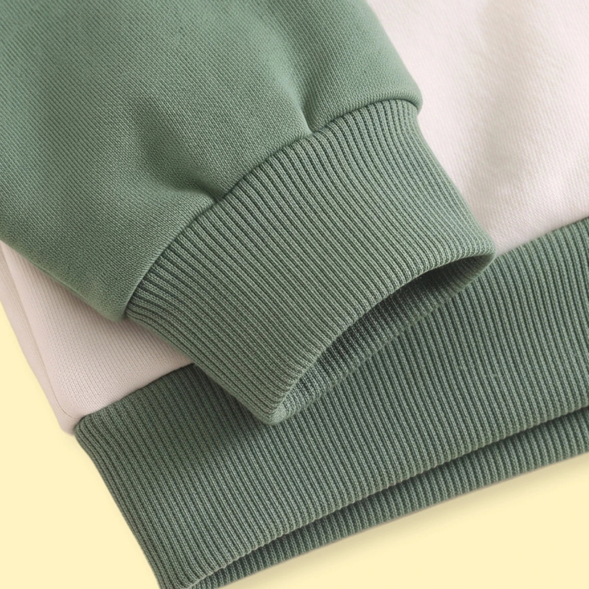 Boys Olive Green Colorblocked Zip-Up Hoodie Sweatshirts & Hoodies