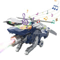Kids Blue Mechanical Dinosaur Helicopter Toy with Lights & Music Trending Accessories Blue Onesize