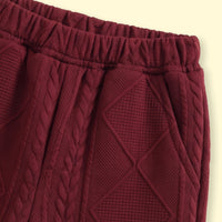 Boys Brown Embroidered Sweatshirt With Pants Sets 2 pc. Sets