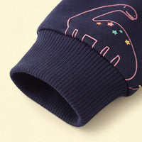 Boys Navy Blue Graphic Long Sleeve Sweatshirt Sweatshirts & Hoodies