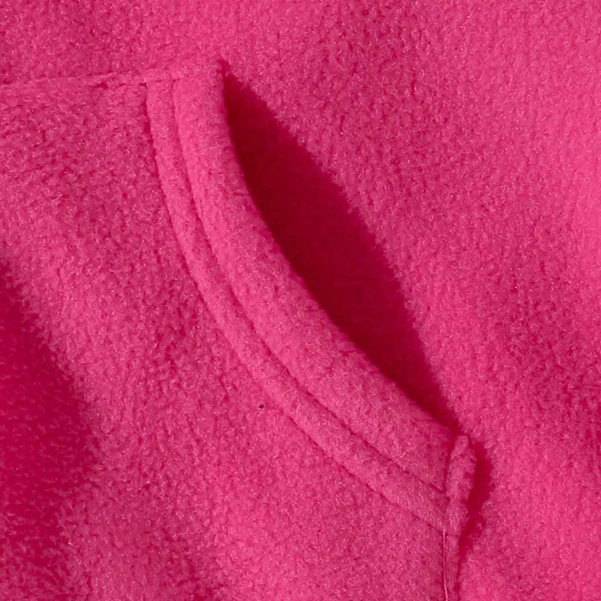 Girls Pink Fleece Hooded Zipper Jacket Coats & Jackets