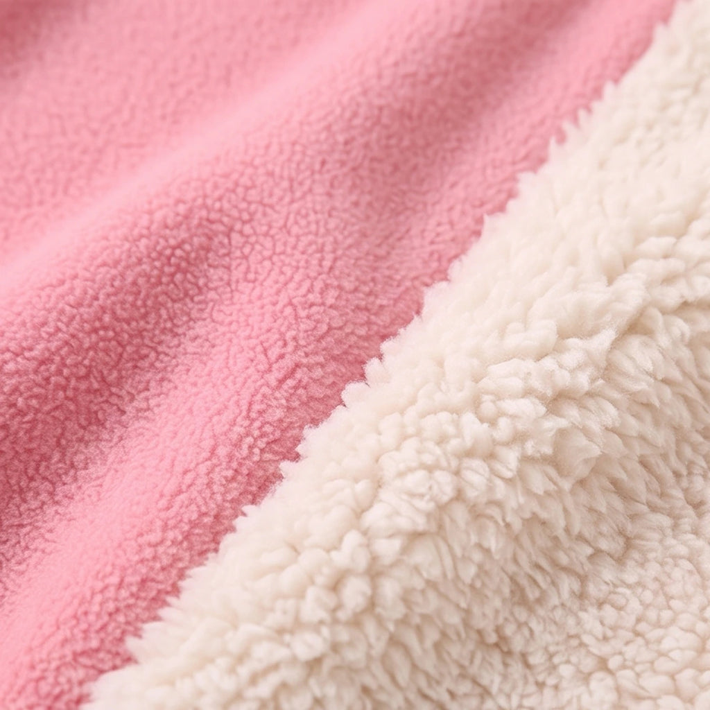 Girls Pink Colorblocked Long Sleeve Jacket Coats & Jackets