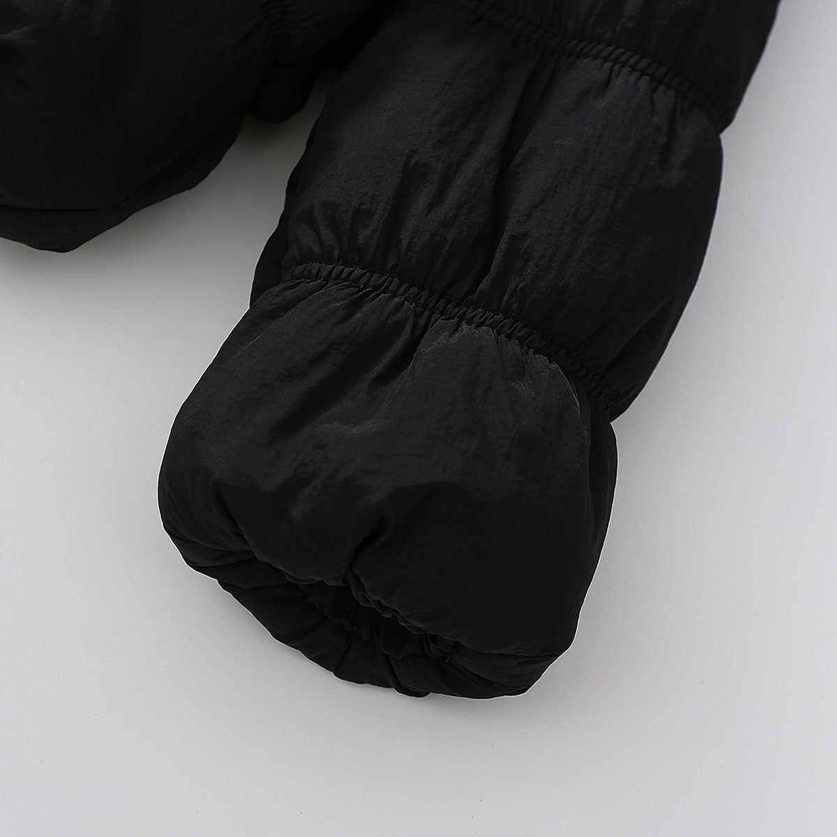 Girls Black Solid Puffer Winter Jacket Coats & Jackets