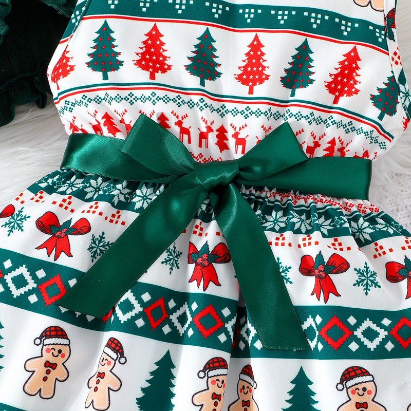 casual dress for christmas Includ Fit & Flare Dress for Girls