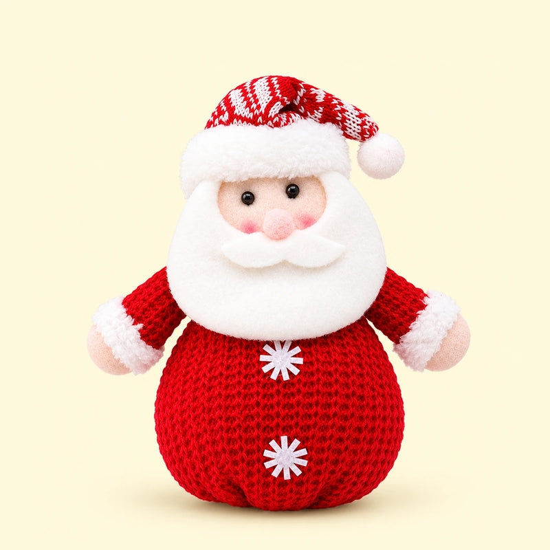 Knitted Santa Christmas Gift Bag Trending Accessories Red Onesize