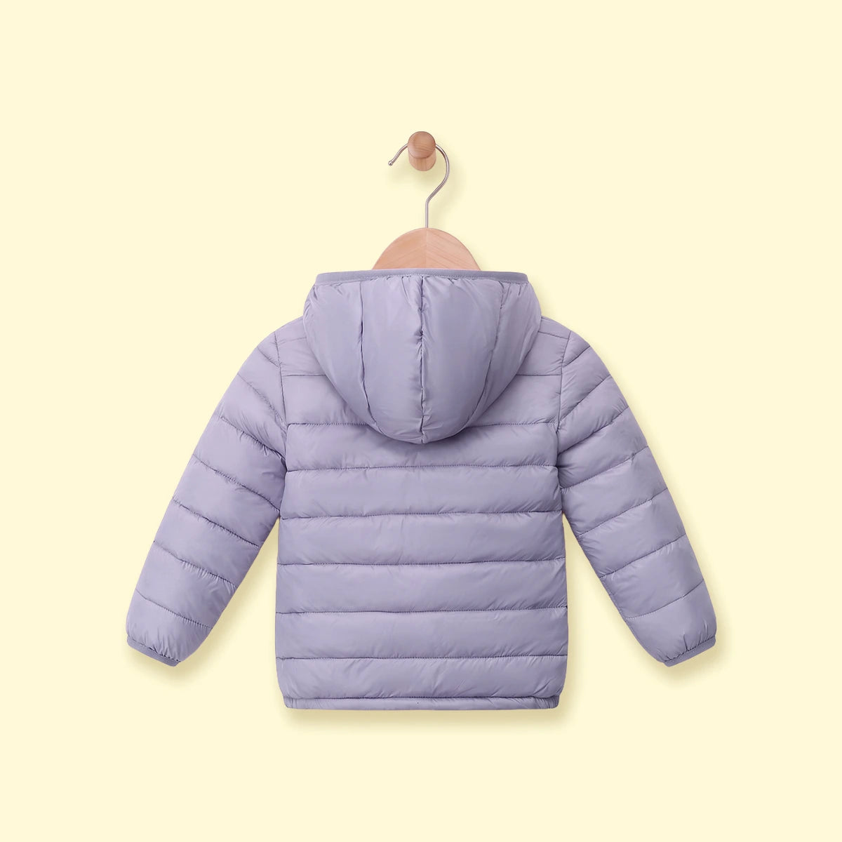 Girls Purple Hooded Quilted Puffer Jacket Coats & Jackets