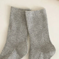 Pack of 6 Boys Multicolour Ribbed Knit Calf Length Socks Socks