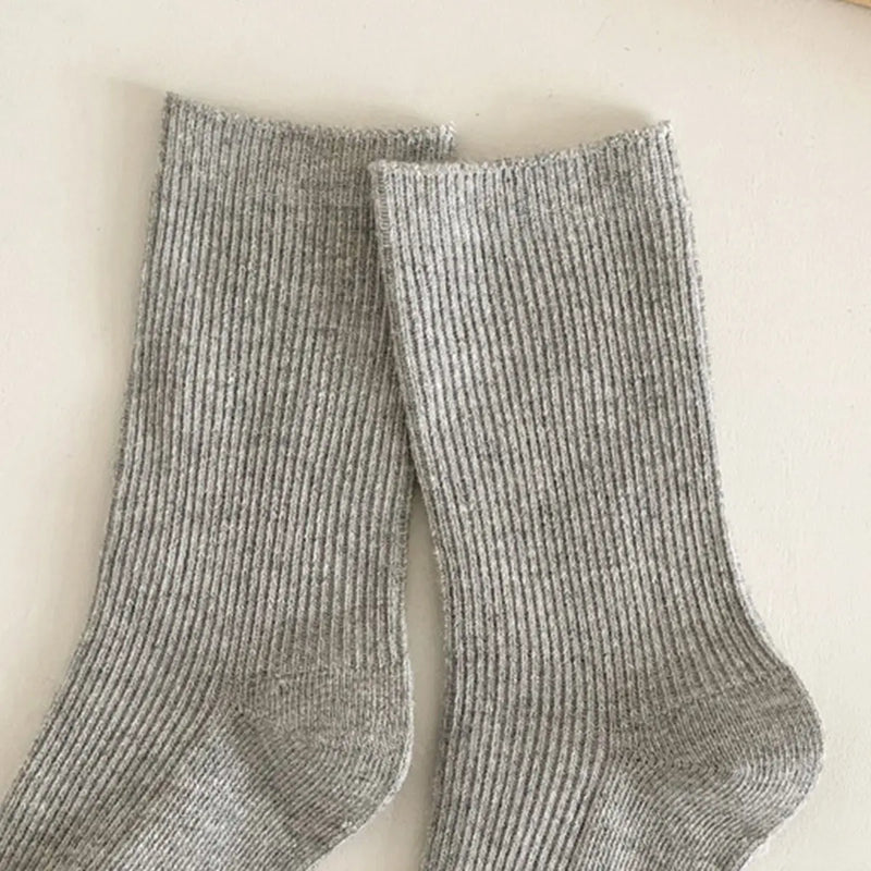 Pack of 6 Boys Multicolour Ribbed Knit Calf Length Socks Socks