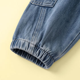 Boys Blue Relaxed Fit Denim Pants Pants