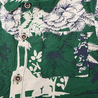 Boys Green Tropical Print Short Sleeve Shirt With Shorts Set 2 pc. Sets