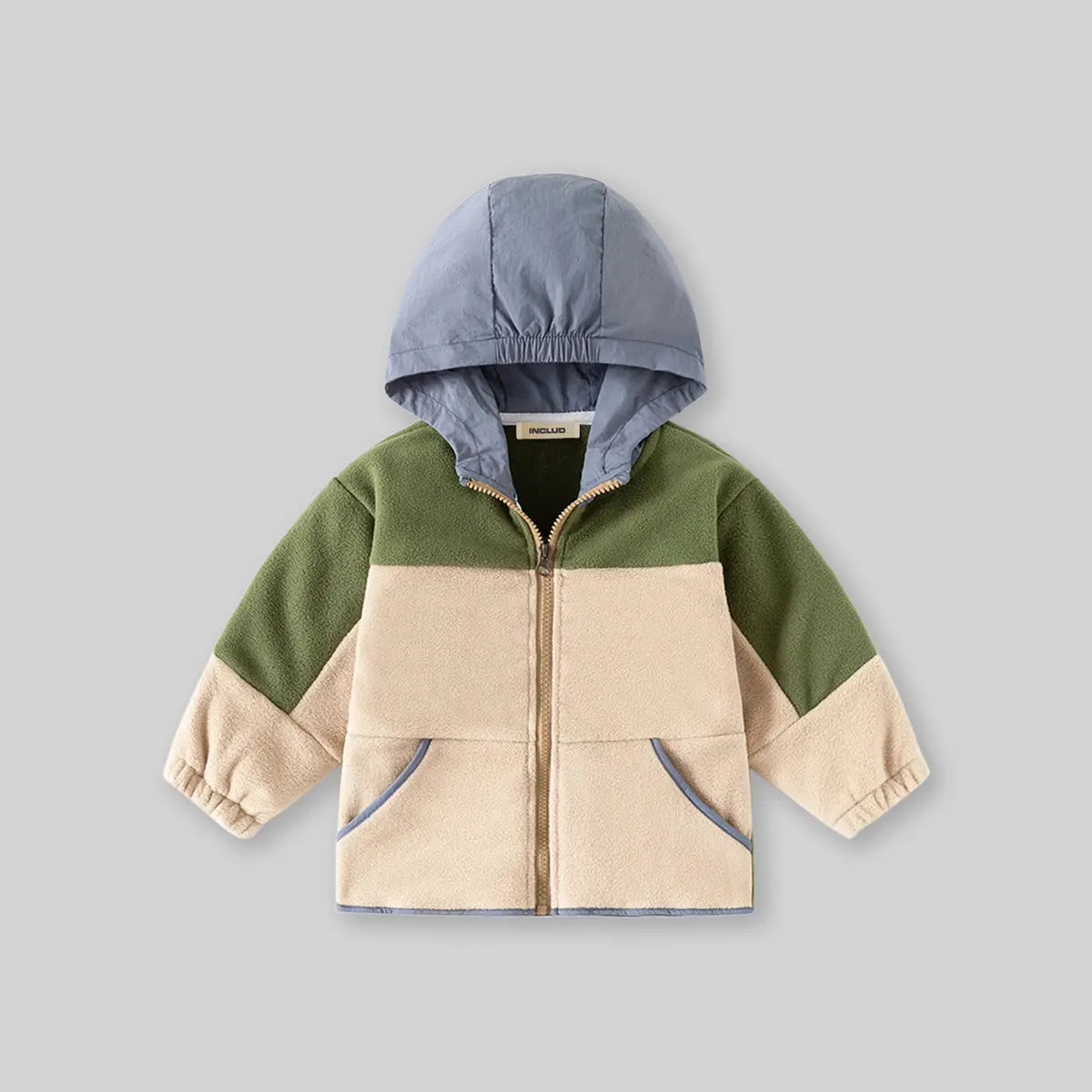 Boys Colorblocked Hooded Zip-up Jacket Coats & Jackets