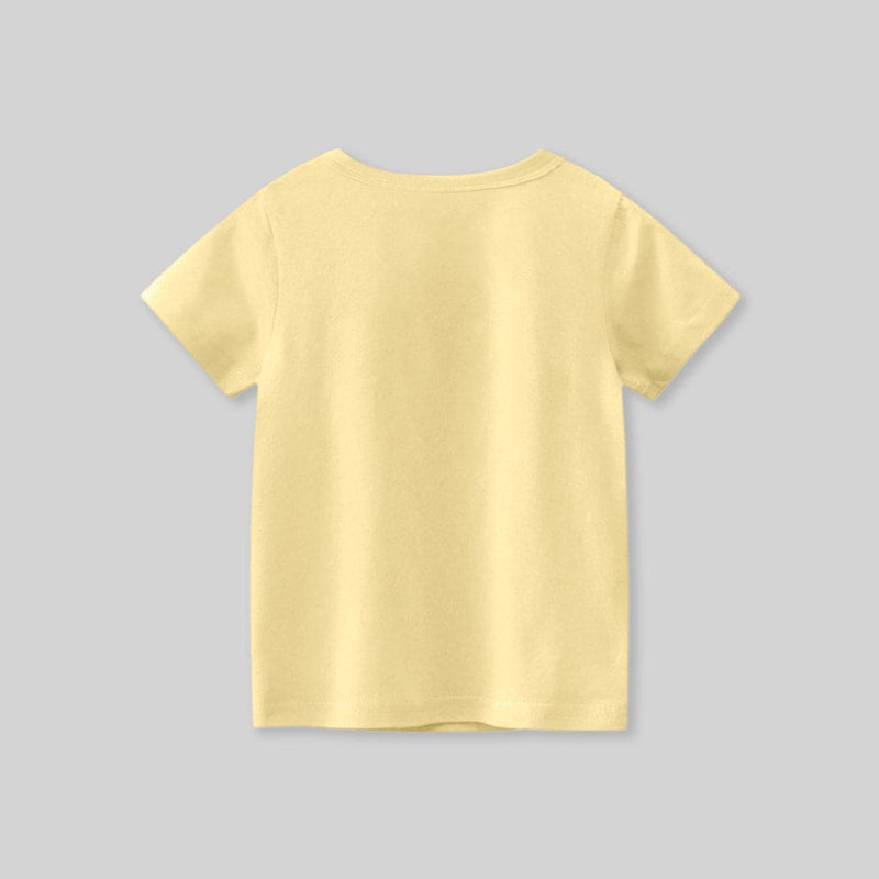Girls Graphic Print Short Sleeves T-shirt Tshirts   