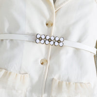 Girls Apricot Sleeveless Double Pocket Shirt Dress Casual Dresses