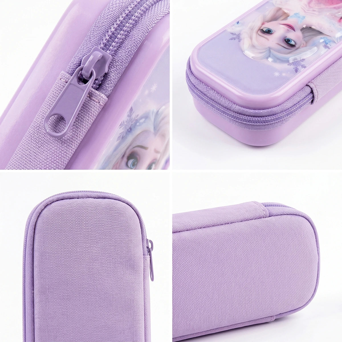 Elsa Frozen Purple Color Pencil Box for Girls Trending Accessories