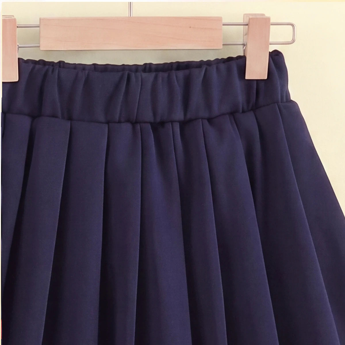 Girls Navy Blue Typography Long Sleeve Jacket With Skirt Sets 2 pc. Sets