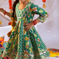 Girls Bandhani Printed Sharara Set Ethnic Gift Hamper Ethnicwear Girls