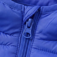 Boys Royal Blue Hooded Quilted Puffer Jacket Coats & Jackets