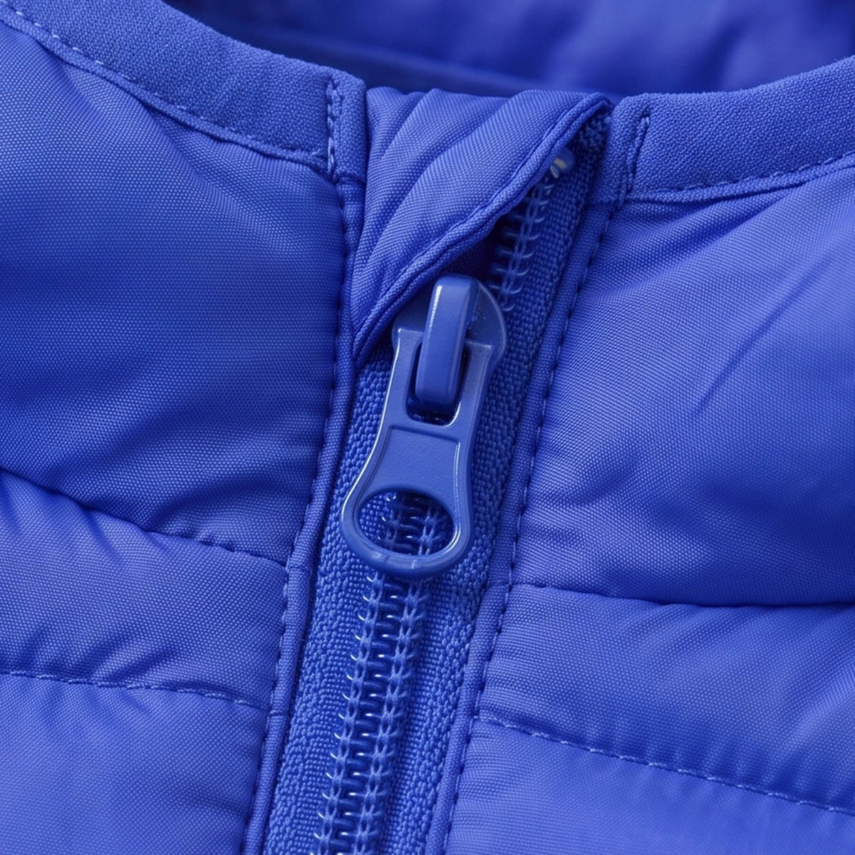 Boys Royal Blue Hooded Quilted Puffer Jacket Coats & Jackets