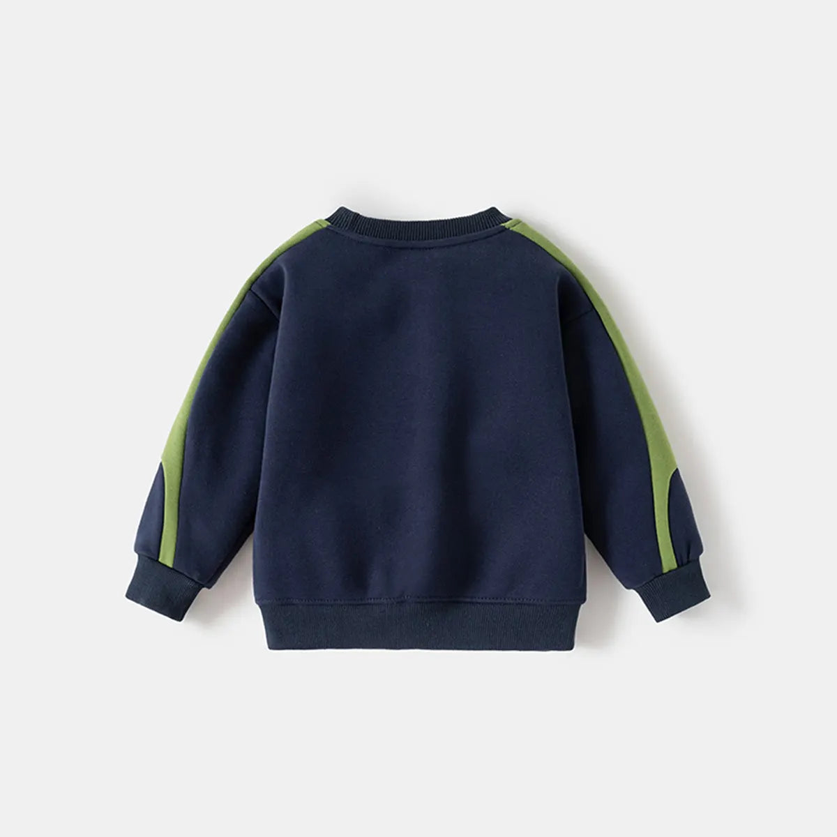 Boys Navy Blue Colorblocked Sweatshirt With Jogger Co-ord Sets Sets