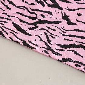 Boys Pink Abstract Printed Short Sleeves T-Shirt With Shorts Set 2 pc. Sets