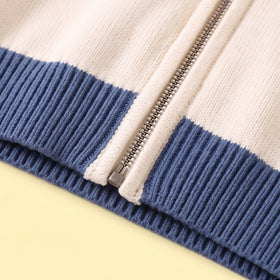 Girls Multicolour Striped Raglan Sleeve Cardigan Sweaters & Cardigans