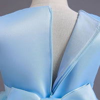 Girls Sky Blue Sequin Embellished Tutu Party Wear Dress Party Dresses
