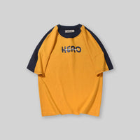 Boys Colorblocked Oversized T-Shirt Tshirts Yellow 6-7 Y 