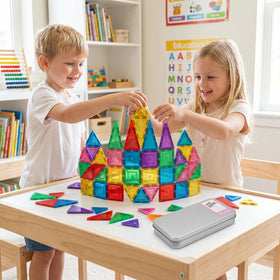 38 Pieces-Mini Magnetic Tiles Travel Set Trending Accessories