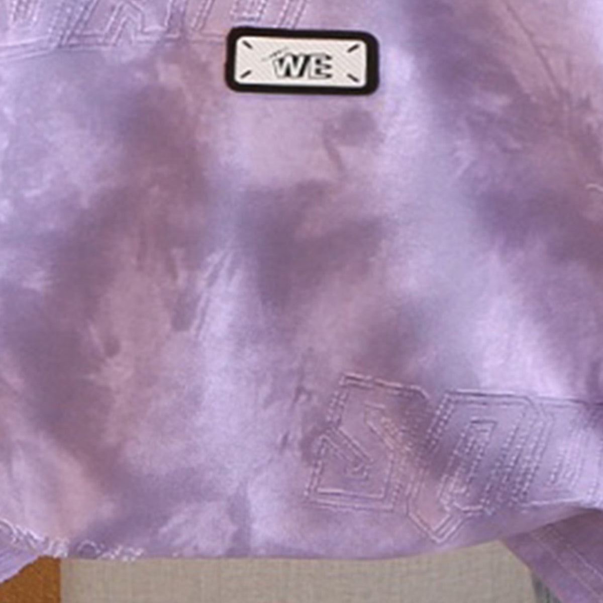 Boys Purple Abstract Printed Hooded Sweatshirt With Denim Trouser Sets 2 pc. Sets