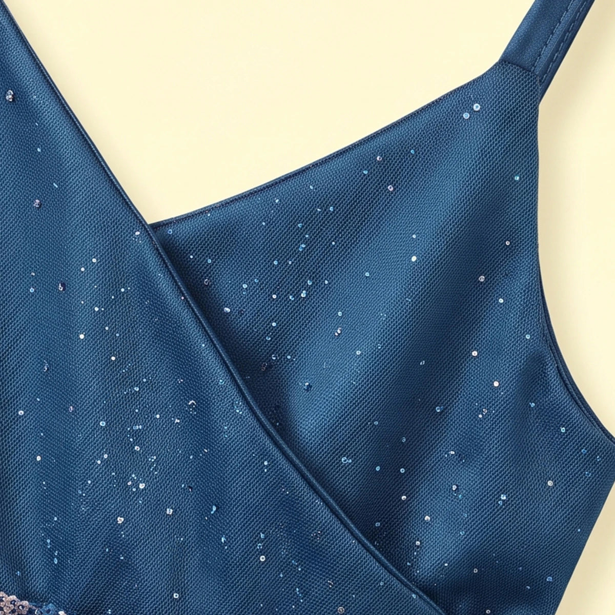 Girls Teal Blue 3D Floral Detail Sleeveless Party Gown Party Dresses