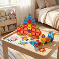 26 Pieces - Mini Magnetic Tiles Travel Set Trending Accessories Blue Onesize