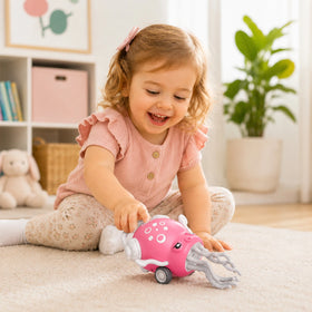 Pink Dancing Octopus Push & Go Toy for Kids Trending Accessories