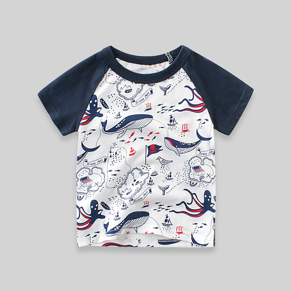 Dolphin Print Tshirt Tshirts   