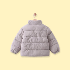 Boys Grey Textured Long Sleeve Jacket Coats & Jackets